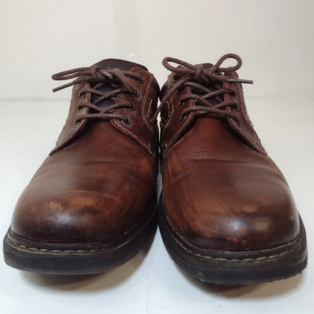 Dockers Men's Stain Defender Classic Brown Leather Men's Shoes Size (9.5) M